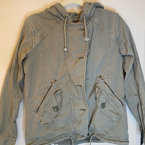 cute green mid waste trench coat - Picture 1 of 6